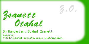 zsanett otahal business card